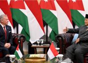 Prabowo Sambut Raja Yordania, Perkuat Hubungan Bilateral Indonesia-Yordania.