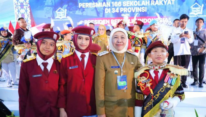Gubernu Khofifah Tegaskan Komitmen Pendidikan, Jawa Timur Miliki Sekolah Rakyat Terbanyak Nasional