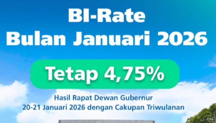 RDG BI Januari 2026 Putuskan Suku Bunga Tetap, Dukung Inflasi Terkendali