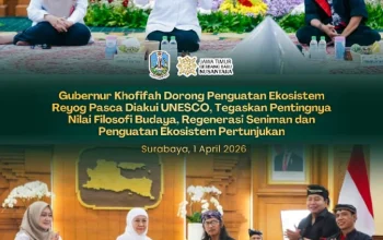 Gubernur Khofifah Dorong Penguatan Ekosistem Reyog Pasca Pengakuan UNESCO