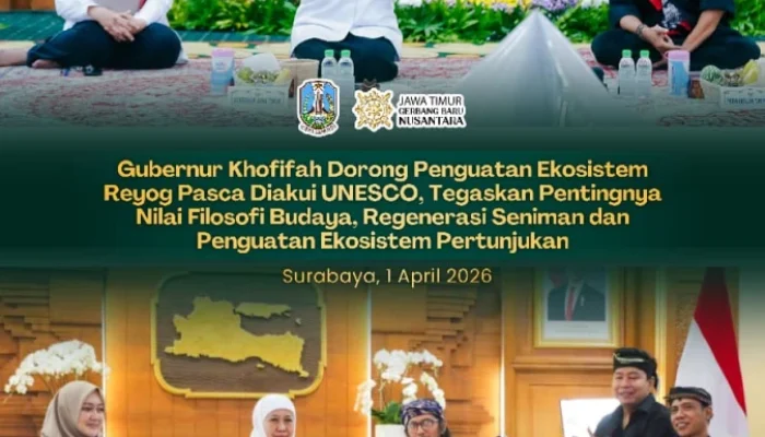 Gubernur Khofifah Dorong Penguatan Ekosistem Reyog Pasca Pengakuan UNESCO