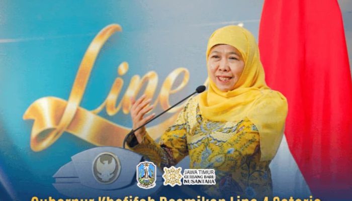 Gubernur     Khofifah Dorong Kemandirian Farmasi Lewat Peresmian Line 4 Satoria