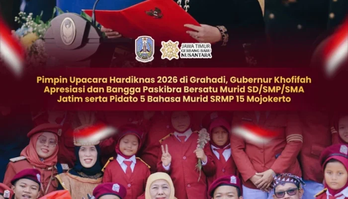 Gubernur Khofifah: Hardiknas 2026 Jadi Bukti Kualitas Pelajar Jatim yang Unggul dan Berprestasi