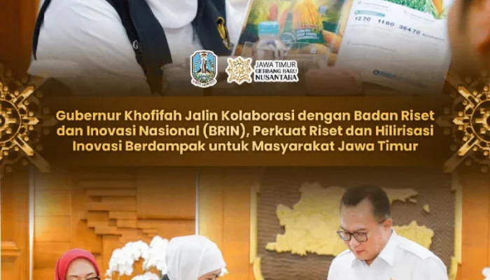 Gubernur Khofifah Dorong Kolaborasi Pemprov Jatim dan BRIN demi Riset yang Lebih Berdampak