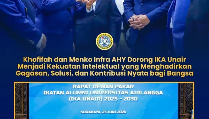 Khofifah dan AHY Kompak Dorong IKA UNAIR Menjadi Motor Inovasi dan Pengabdian Masyarakat