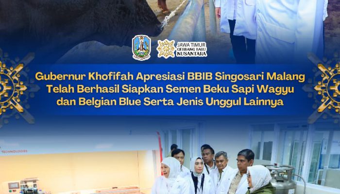 Gubernur Khofifah Sebut BBIB Singosari Aset Strategis Nasional untuk Meningkatkan Kualitas Ternak Indonesia