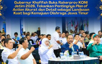 Gubernur Khofifah Indar Parawansa Buka Rakerprov KONI Jatim 2026, Tekankan Pembinaan Atlet Sejak Dini