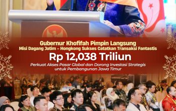 Gubernur Khofifah Gaet Peluang Investasi Global, Misi Dagang Jatim-Hong Kong Bukukan Transaksi Fantastis Rp12,038 Triliun