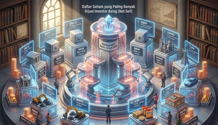 Asing Kembali Lepas Saham Rp437,6 Miliar, Emiten Perbankan dan Blue Chip Tertekan