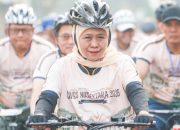 Gubernur Khofifah dan Deputi Bank Indonesia Gowes Bersama, Perkuat Sinergi Lewat Gaya Hidup Sehat