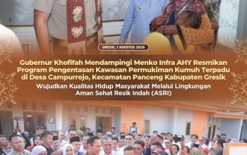 Dampingi Menko AHY, Gubernur Khofifah Resmikan Kawasan Permukiman Terpadu yang Ubah Wajah Kampung Kumuh Menjadi Hunian Layak