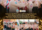 Kontingen Pramuka Jatim Resmi Diberangkatkan ke Jamnas XII, Khofifah Titip Pesan Kekompakan dan Prestasi