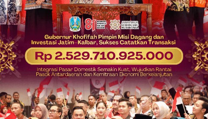Surplus Perdagangan Jatim\-Kalbar Rp3,19 Triliun, Gubernur Khofifah Dorong Perluasan Komoditas**