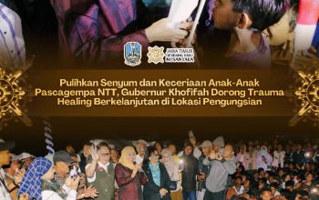 Gubernur Khofifah: Anak-Anak Korban Gempa NTT Tidak Sendiri, Kita Semua Bersaudara