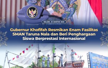 Gubernur Khofifah: Pendidikan Taruna Harus Seimbangkan Prestasi, Akhlak, Disiplin dan Wawasan Kemaritiman