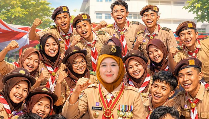 Gubernur Khofifah Tegaskan Pramuka Jatim Harus Jadi Agen Perubahan untuk Swasembada Pangan