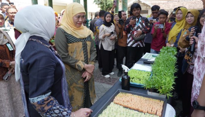 Dari Polybag hingga Hidroponik, Gubernur Khofifah Dorong Sekolah Jatim Jadi Ruang Belajar Ketahanan Pangan