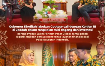 Khofifah-KJRI Jeddah Perkuat Sinergi, Buka Peluang Ekspor Jatim hingga Pendidikan Anak PMI