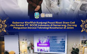 Kagumi Riset Stem Cell SCCR Indonesia, Khofifah Optimistis Indonesia Bisa Jadi Rujukan ASEAN