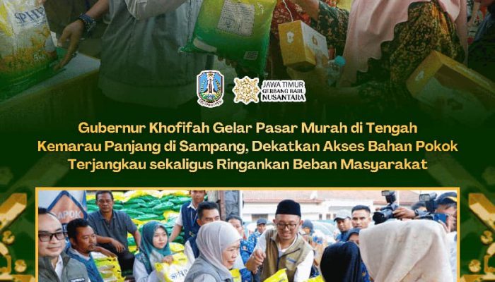 Di Tengah Kemarau Panjang, Khofifah Perkuat Akses Pangan Murah bagi Warga Sampang