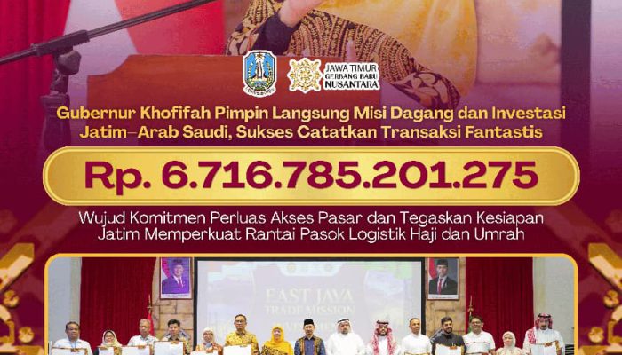 Gubernur Khofifah Pimpin Misi Dagang Jatim, Potensi Transaksi Tembus Rp6,71 Triliun
