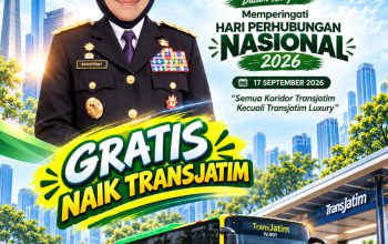 Rayakan Harhubnas 2026, Khofifah Gratiskan Trans Jatim dan Perkuat Budaya Transportasi Publik