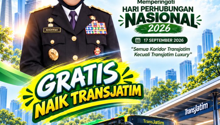 Rayakan Harhubnas 2026, Khofifah Gratiskan Trans Jatim dan Perkuat Budaya Transportasi Publik
