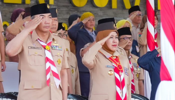 Gubernur Khofifah Tegaskan Pramuka Jatim Punya Peran Strategis Cetak Pemimpin Indonesia Emas 2045