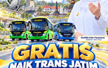 Gubernur Khofifah Ajak Warga Coba Trans Jatim Gratis Saat HUT ke-81 Jawa Timur
