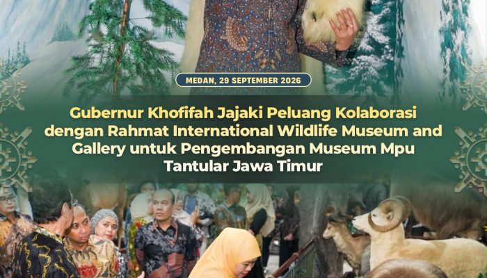 Khofifah: Museum Jadi Ruang Belajar, Koleksi Rahmat Shah Berpeluang Diperkaya di Mpu Tantular