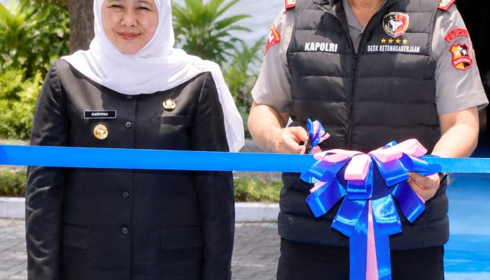Desk Ketenagakerjaan Polri Diperluas ke Polres, Khofifah Dorong Hubungan Industrial yang Adil dan Kondusif