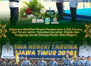 Pembaretan 1.334 Taruna Jatim di Pusdik Brimob, Khofifah Tekankan Disiplin, Anti-Bullying dan Integritas