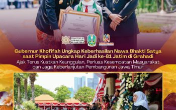 HUT ke-81 Jawa Timur, Khofifah Ajak Semua Elemen Perluas Kesejahteraan dan Jaga Keberlanjutan Pembangunan