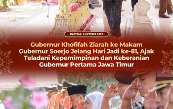 Ziarah ke Makam RMTA Soerjo, Khofifah Ajak Teladani Kepemimpinan dan Keberanian Pahlawan Jatim