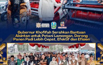 Gubernur Khofifah Serahkan 15 Alsintan untuk Petani Lamongan, Perkuat Produktivitas dan Ketahanan Pangan