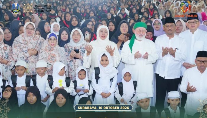 Dari Masjid Al-Akbar Surabaya, 4.000 Hafidz Bermunajat Bersama Khofifah untuk Jatim dan Indonesia