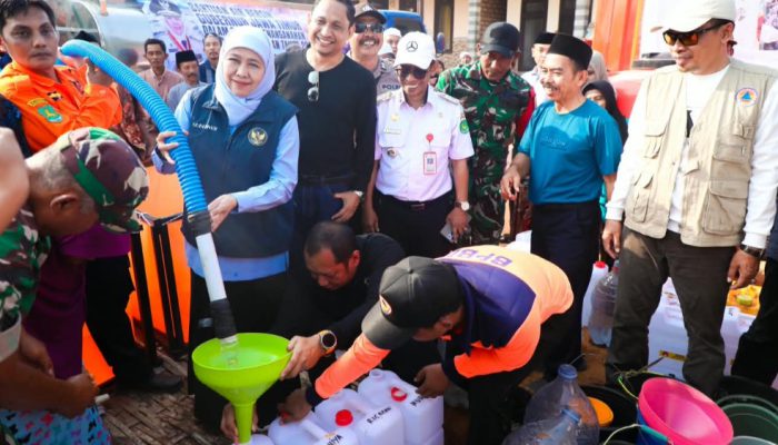 Pemprov Jatim Gelontorkan Rp130 Juta untuk Atasi Kekeringan Sumenep, Khofifah Prioritaskan Air Bersih Warga
